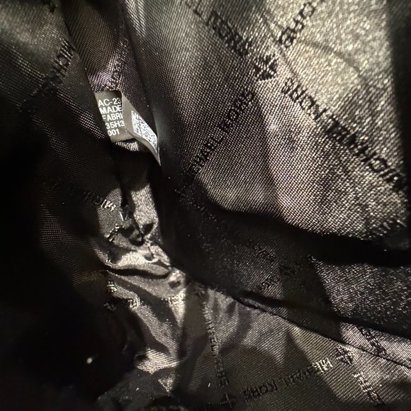 Michael Kors Carmen Medium Convertible Flap Chain Shoulder Bag Black Haircalf - Picture 10 of 11